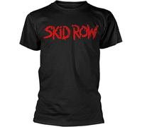 Skid Row 'Logo' (Black) T-Shirt - & ! Black Men T-Shirt