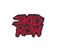Skid Row Red Hard Rock Hair Metal Band_1 Patch Badge Embroidered Iron on Applique Souvenir Accessory