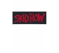 Skid Row Red Hard Rock Hair Metal Band Patch Badge Embroidered Iron on Applique Patch Accessory