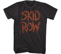 Skid Row Slave to The Grind Tour 1991 Men's T Shirt Metal Rock Band Music Merch Black Medium
