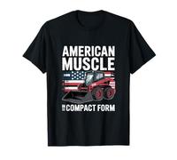 Skid Steer Loader "Americans Muscle" Patriotism T-Shirt