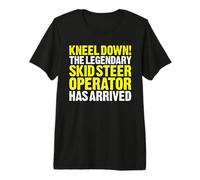 Skid Steer Operator Kneel Down Premium T-Shirt