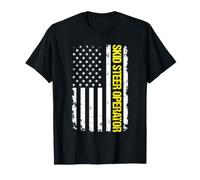 Skid Steer Operator USA Flag T-Shirt