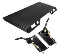 Skid Steer Quick Tach Attachment Mount Plate & Conversion Adapter Latch Box 1/4”