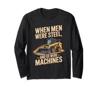 Skid Steer Toddler Respect for Tiny Operators Long Sleeve T-Shirt