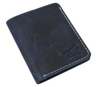 SKiDE Hunter Slim Wallet, Royal Blue, Modern, Full Grain Leather, Bifold, Slim, Unisex, High Capacity, Made in India (RBXCH3)