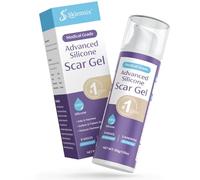 Skiennix Advanced Silicone Scar Gel 1.7 oz, Scar Treatment for Surgical Scars, Burns, Injury, Keloids, Stretch Marks, C-Section, Effective for Both Old and New Scars