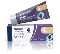 Skiennix PM Intensive Overnight Scar Cream, 100% Silicone Scar Gel Treatment for Surgical Scars, C-Section, Stretch Marks, Injury, Burns, Keloids, Scar Removal for Adult & Child 1.06oz