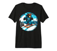 Skier Bear Premium T-Shirt
