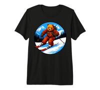 Skier Bear Premium T-Shirt