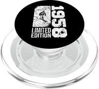 Skiers Skier Vintage born 1958 Birthday Skiing Ski PopSockets PopGrip for MagSafe