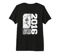 Skiers Skier Vintage Born 2016 Birthday Skiing Ski Premium T-Shirt