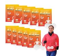 Skifa Waist Warmer Patches, Self-Adhesive Warm Patches, Warm Heating Patches, Menstrual Heating Pads with Reusable Design, 10 Packs Self-Heating Abdominal Warmers for Indoor and Outdoor Use