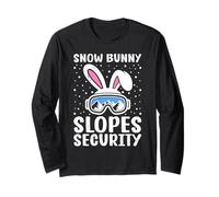 Skifahrer Snow Bunny Patrol ON The Slopes Security Skiing Long Sleeve T-Shirt
