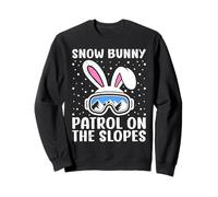 Skifahrer SNOW BUNNY PATROL ON THE SLOPES SECURITY Skiing Sweatshirt