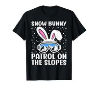 Skifahrer Snow Bunny Patrol ON The Slopes Security Skiing T-Shirt