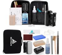 Skifavs Ski/Snowboard Wax Kit, Ski Tuning & Waxing Kit with Wax Iron, Complete Basic Wax Set - Professional Tuning Equipment, All Temperature Wax, Base Cleaner, Brush, Wax Scraper, P-tex, Tuning Stone