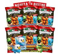 Skifidol 6 Sachets Holographic Cards + Collectible 3D Characters | Italian Brainrot Series Psychedelic Universe | 6 Random Sachets | Random Characters | Second Series Novelty!!!