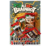 SKIFIDOL ITALIAN BRAINROT Exclusive Album + 5 Sealed Bags - Trading Card Game 2024 Collection