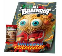 Skifidol Italian Brainrot Psychedelic Universe Trading Card Game Album with 7 Cards, Alpha Series