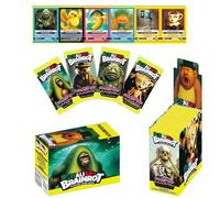 Skifidol Italian Brainrot Trading Card, Italian Brain Red Cards, Brain Red Skifidol Trading Card Set - 48 Sealed Booster Packs, 7 Cards Per Pack, Trading Card Game for Kids