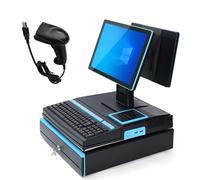 SKIHOT Cash Register with Pos System,All-in-One Smart Cash Register,Complete Package, POS Computer, Factory Point of Sale, Cash Register for Business and Business Double