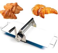 SKIHOT Commercial Folding Dough Rolling Machine,Manual Dough Sheeter Machine,Fondant Pizza Pastry Sheeter Machine,With Adjustable Thickness,Stainless Steel Fondant Pizza Pastry Sheeter Machine 300