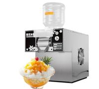 SKIHOT Commercial Snow Flake Ice Machine,Korea Bingsu Machine,Electric Sheep Ice,Hawaiian Kakigori Shaved,Snowflake Ice Cream Machine,Shaved Speed Adjustable Machine,Ice Shaver Bingsu Making 120kg