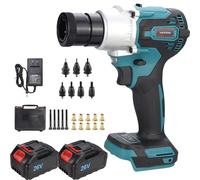 SKIHOT Cordless Rivet Nut Gun,Automatic Electric Riveter Gun,Cordless Electric Rivet Nut Gun Set,Electric Assembly Nutsert Gun,Rivet Guns Tool Kit,For Rivets, Rivet Nuts,5200mah 2200mAh