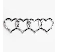 SKIHOT Rear Trunk Emblem For MINI Countryman 2011-2023 2024 2025, Love Heart Tail Badge Decal, Boot Emblem, Front Rear Badge, Car Badge Logo Love Heart Logo Exterior Decoration Accessories