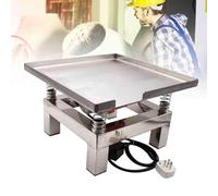 SKIHOT Stainless Steel Mini Vibration Table,Concrete Vibrating Table,3000-3600 Times/Minute,For Remove Bubbles,Shake The Precipitate,Shake The Wet Powder,50 * 50cm-220V