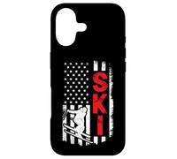 Skiing American Flag Patriotic Skier Jump Freestyle Winter Case for iPhone 17