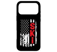 Skiing American Flag Patriotic Skier Jump Freestyle Winter Case for iPhone 17 Pro Max