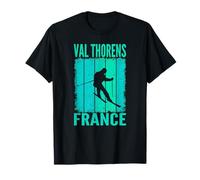 Skiing and Apres Ski - Winter Sports Val Thorens, France T-Shirt