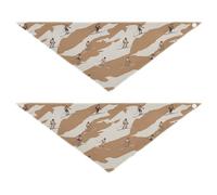 Skiing Brown cute dog bandanas Unique Shape Adjustable Fit Scarf Handkerchief Cute Pet Holiday Set for Dogs Cats M