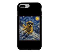 Skiing Golden Retriever Art Skiier Dog on Ski Hill Case for iPhone 7 Plus/8 Plus