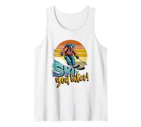 Skiing Humor Ski You Later Skiing Tank Top