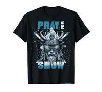 Skiing. Pray for snow. T-Shirt