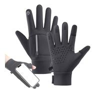 Skiing Snow Gloves - Touch Screen Work Fingerless Stylish Thermal Insulated Gloves | Winter Running Gloves for Sending Waterproof Sports Gloves for Typing