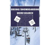 Skiing/Snowboarding Word Search Book: 50+ Puzzles and easy to read large print!