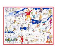 Skiing Tim Bulmer 1000 Piece Jigsaw Puzzle KDMD Camel 1000 Pieces