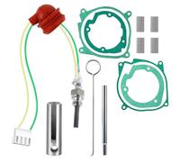 SKIKHN 12PCS Glow Plug Repair Kit, 12V 5KW Parking Diesel Heater Glow Ignition Plug Kit, Ceramic Glow Plugs with Filter and Removal Fitting Tool, Diesel Heater Accessories for Car Truck Boat