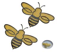 SKIKHN Floating Bee Island, 2 Pieces Floating Bee Island, Floating Bee Island, Bee Drinker for Garden, Feeding and Outdoor Garden Decoration