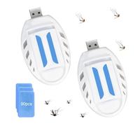 SKIKHN USB Mosquito Repellent Plug in,2 PCS Portable USB Mosquito Killer with 90 Repellent Tablets,Electric Mosquitos Repeller,Indoor Insect Repellents Plug in for Home,Hotel,Summer Travel, Outdoor