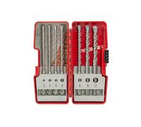 Skil 7-Piece SDS+ Drill Bit Set - Heavy Duty Concrete & Masonry Drill Bits for Hammer Drills - Carbide Tip & Durable Quality, Drill Bit in Storage Case 2610S01157