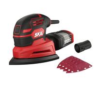 SKIL 7260AA SR1E7260AA Multi-Function Sander (100W, for Corners/Edges, with Dust Collection System, High Quality Ball Bearings, Durable, Ergonomic Design, One Hand Operation