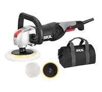 Skil 9955MA Professional variable speed car polisher sander and buffer with 125 mm and 180 mm pad in bag (1300W, 600 - 3.600 min-1, soft start, accessories: 2 bonnets)