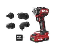 SKIL Brushless 20V Compact Multi-Head Drill Driver Kit Including 2.0 Ah USB-C Battery & PD Charger-QD6293B-10