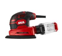 SKIL Corded Detail Sander, Includes 3pcs Sanding Paper and Dust Box - SR250801