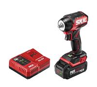 Skil PWR CORE 20 Brushless 20V 3/8 in. Compact Impact Wrench Kit with 3-Speed & Halo Light Includes 2.0Ah Battery and PWR Jump Charger - IW6739B-10